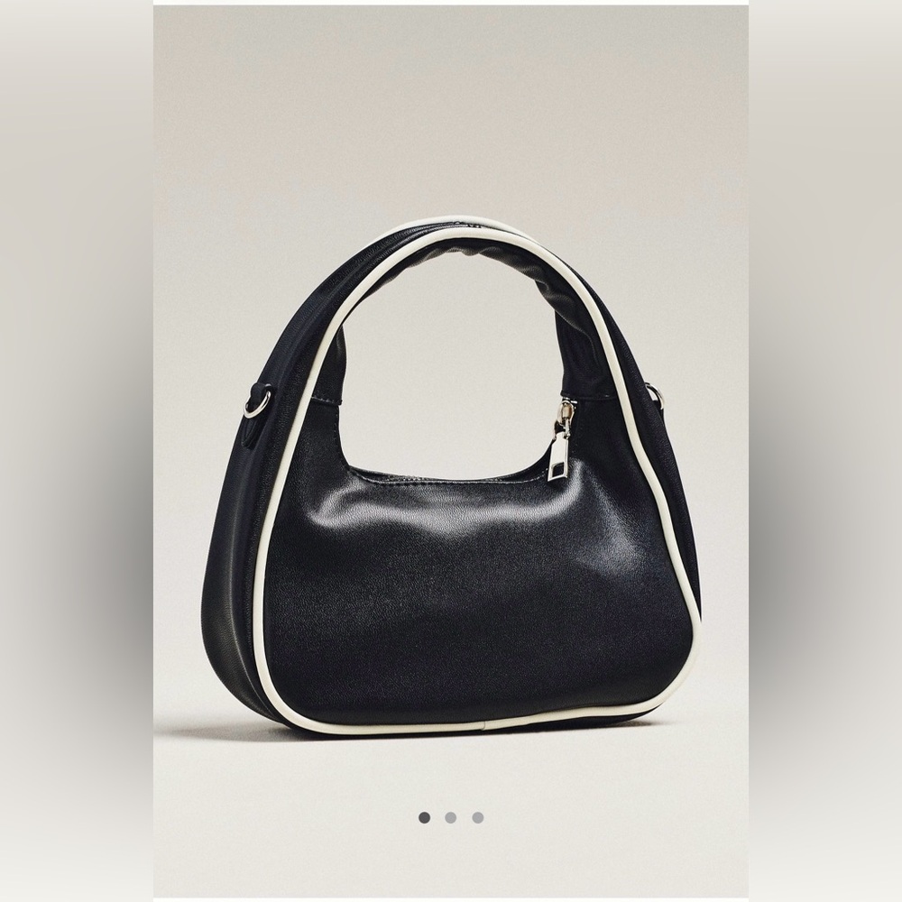NWT Anthropologie x Melie Bianco Piped Mini Shoulder Bag